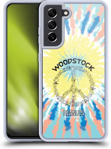 Miniatura 369 de Head Case Designs Funda de gel Woodstock 50th con licencia oficial de Peanuts Snoopy Guitar 1969 [protección de grado militar] compatible