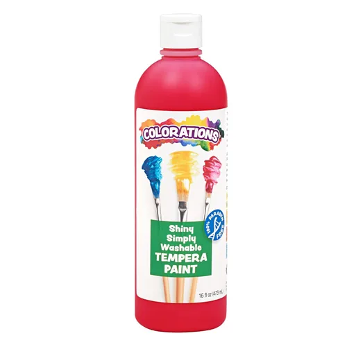 Miniatura 12 de Colorations Pintura lavable con efecto metálico, 16 onzas líquidas, negro, no tóxico, vibrante, atrevido, pintura para niños, manualidades