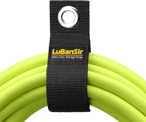 Miniatura 7 de LuBanSir Paquete de 9 soportes para cables de extensión, correa de almacenamiento de cable de extensión de 17 pulgadas para organización