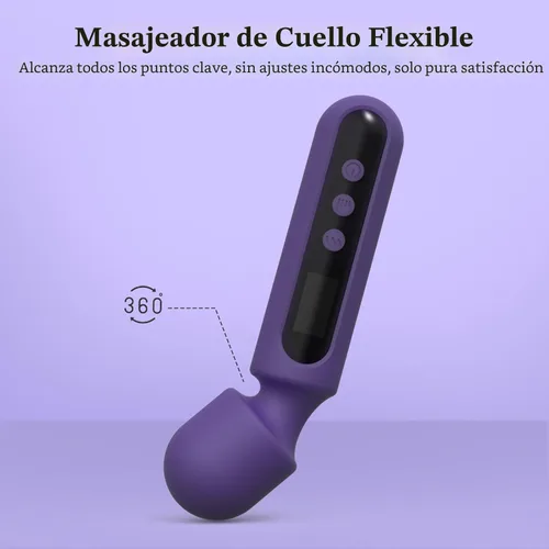 Miniatura 5 de Kits de vibrador de varita Tracy's Dog, juguetes sexuales para parejas con 3 accesorios para clítoris, punto G, glande, estimulador clitorial