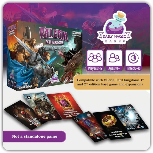 Miniatura 10 de Valeria Card Kingdoms Juego de mesa – Estrategia y rodar dados con gestión de recursos – Diversión para adolescentes, adultos, noche