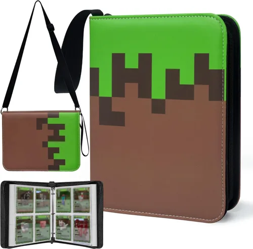 Miniatura 7 de Carpeta de tarjetas de fútbol de 400 bolsillos para tarjetas de fútbol 2025 2026, bolsa de almacenamiento portátil impermeable con fundas extraíbles