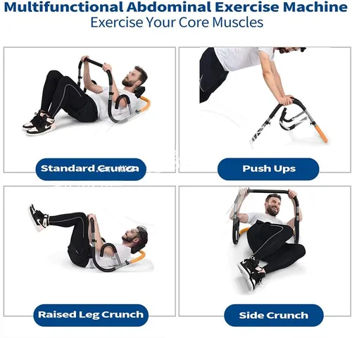 Miniatura 2 de Página de inicio Ejercitador abdominal Abs Cruncher Sentarse Banco de cintura perezosa Ejercicio abdominal Equipo de fitness Entrenador abdominal