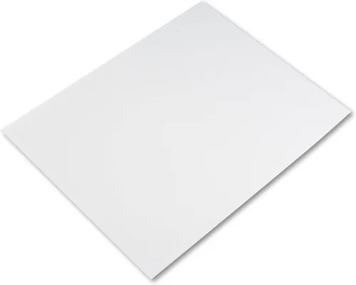Pacon 104159 Tablero de ferrocarril de cuatro capas pavo real, 22 x 28, blanco, 25/cartón