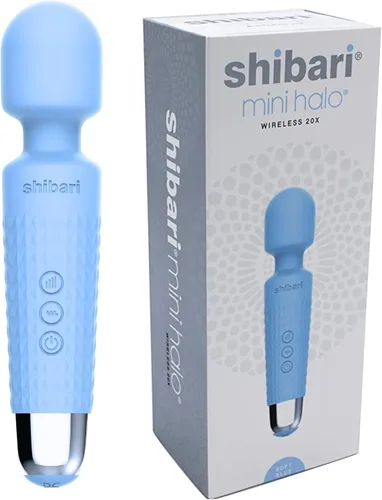 Miniatura 14 de Shibari Mini Vibrador Halo, Masajeador de Varita, Inalámbrico, Silencioso, Alta Potencia e Impermeable, Estimulación del Clítoris por Vibración