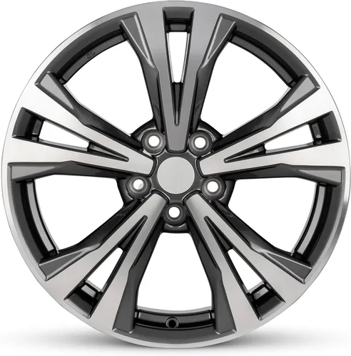Miniatura 6 de Para Nissan Rogue 14-20 Llanta de acero negro de 17 pulgadas – Reemplazo directo OE – Rueda SUV lista para carretera