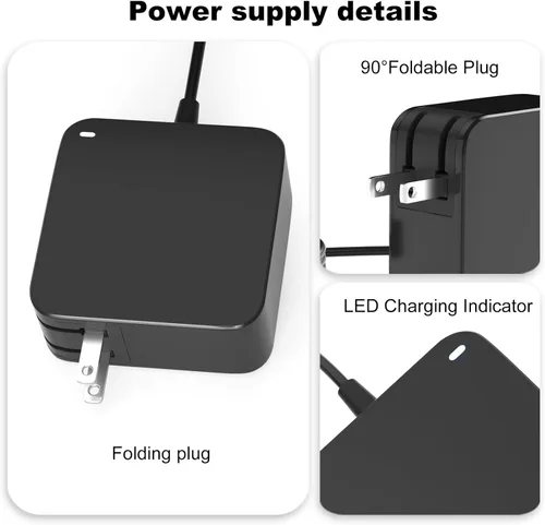 Miniatura 2 de LQM Cargador de portátil para Lenovo Ideapad 1 3 5, Slim 3 5 7, S340 S145 330 320 310, Flex 5 4 14 15, V14 V15 V17, versión mejorada, enchufe