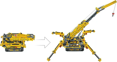 Miniatura 6 de LEGO Technic 42097 Kit de construcción de grúa sobre orugas compacta (920 piezas)