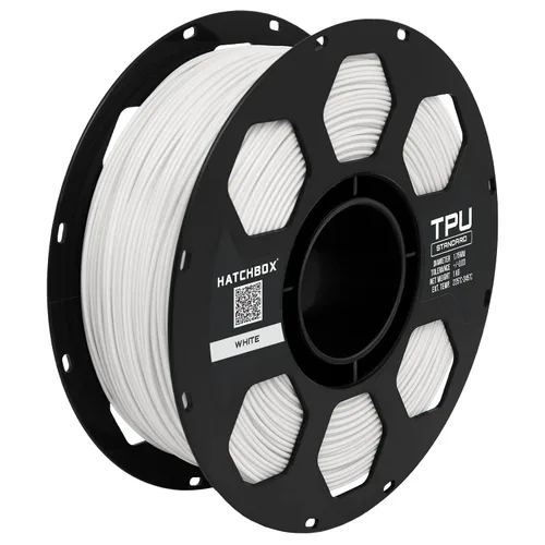 Miniatura 21 de HATCHBOX - Filamento de poliuretano termoplástico para impresora 3D, Shore 95A, color beige, carrete de 1 kg, precisión dimensional de +/- 0.03 mm