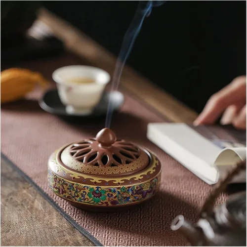 Miniatura 3 de Quemador de incienso para decoración creativa del hogar, quemador de incienso de cerámica, artesanía clásica, regalo, lágrima, yoga, habitación