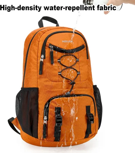 Miniatura 8 de Nerlion - Mochila de viaje ligera y plegable de 35 litros para hombres y mujeres, para campamento, impermeable, para senderismo, al aire libre