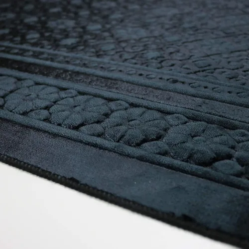 Miniatura 2 de Modefa Alfombra de Oración de Terciopelo – Alfombra Turca de Felpa Suave Janamaz Sajada Carpet para Hombres y Mujeres - Tapete de Oración Liso