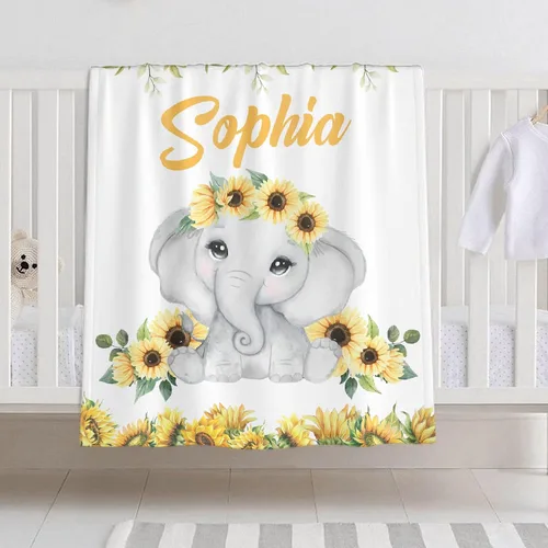 Miniatura 20 de Manta de bebé personalizada para niñas y niños, manta de bebé personalizada con nombre para niños pequeños, niños, ducha, recién nacidos, guardería