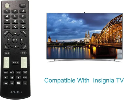 Miniatura 3 de NS-RC4NA-18 - Mando a distancia de repuesto compatible con Insignia TV NS-50D510NA19 NS-50D510MX19 NS-32D311NA17 NS-32D311MX17 NS-40D420NA18