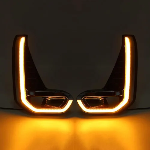 Miniatura 9 de Dreamseek Luz antiniebla LED DRL para Toyota Hilux Revo 2020 2021 2022 (8ª generación) Luz diurna frontal con señal de giro secuencial dinámica