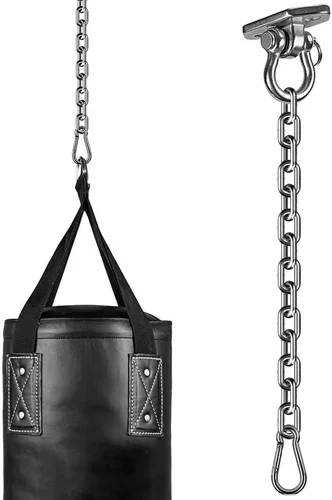 Miniatura 3 de Kits colgantes para hamaca, columpio, colgador de columpio resistente con cadena, para interiores y exteriores, hamaca colgante para boxeo, saco