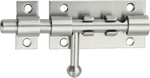 Miniatura 26 de Alise Cerradura deslizante SUS304 de 4 pulgadas de acero inoxidable, pestillo de perno deslizante, cerradura de puerta pesada gruesa, pestillo