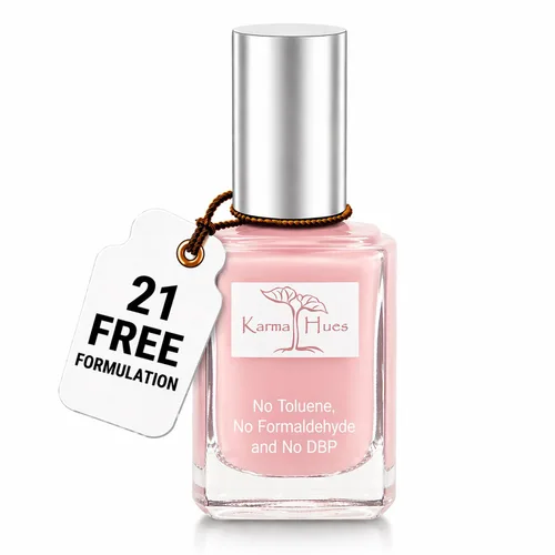 Miniatura 12 de Karma Naturals Esmalte de uñas – No tóxico, vegano y libre de crueldad (Creme Brulee, 0.43 onzas líquidas)