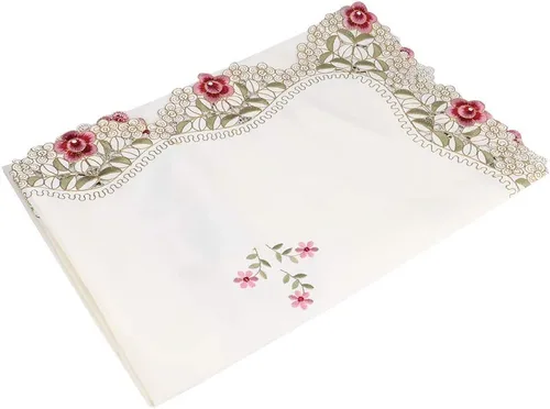 Miniatura 7 de Mantel a prueba de polvo, mantel rectangular, mantel de estilo europeo para decoración de mesa de comedor y cocina (S), mantel rectangular, mantel a