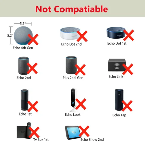 Miniatura 4 de Adaptador de corriente de 15 W para Echo Dot de 3ª generación, Echo Dot (3ª/4ª generación) con reloj, Echo Dot Kids Edition, Echo Show 5, Echo Spot