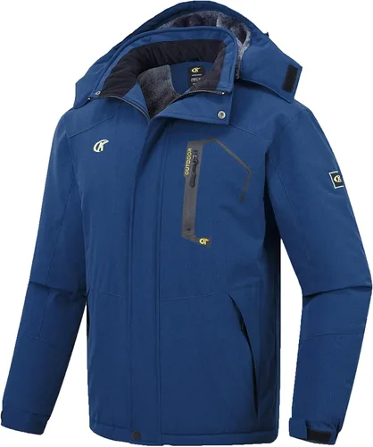 Miniatura 7 de QPNGRP Mens Waterproof Ski Snowboard Jacket Windproof Winter Snow Coat