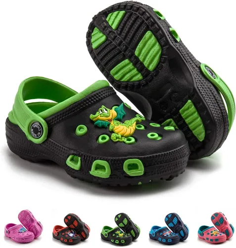 Babelvit Toddler Kids Boys Girls Cute Garden Clogs Water Sandals Slip On Shoes Slides Light Summer Children Beach Pool Play Slipper