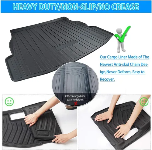Miniatura 6 de Powerty Forro para maletero de carga para Toyota RAV4 2019-2024, 2025, protector de carga para todo tipo de clima, tapete de carga para camión
