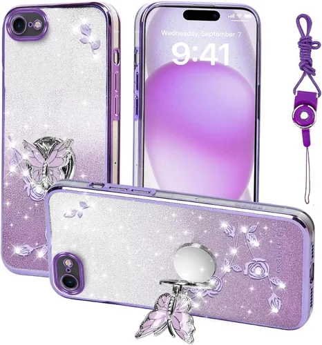 Miniatura 8 de para Apple iPhone 6 (12 cm) Funda para teléfono, para iPhone 6S Funda para teléfono móvil para mujeres y niñas, Funda protectora de TPU con diseño