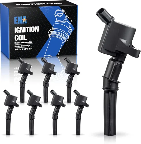 ENA Juego de 8 bobinas de encendido de maletero curvadas compatibles con Ford Lincoln Mercury 4.6L 5.4L V8 Reemplazo para DG508 C1454 C1417 FD503