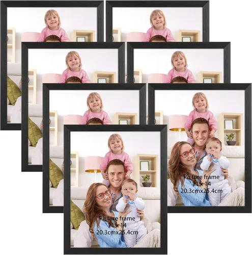 Miniatura 17 de Giftgarden - Juego de 7 marcos para fotos de 4 x 6 pulgadas, color negro, marcos para fotos de 4 x 6 pulgadas para pared o mesa