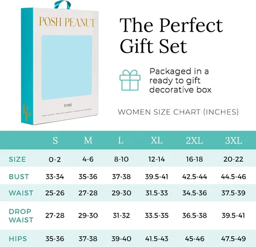 Miniatura 6 de Posh Peanut Bata de mamá para maternidad, parto de parto, ropa de descanso de lactancia suave, viscosa de bambú