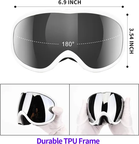 Miniatura 3 de Supertrip Gafas de esquí de nieve antivaho 100% protección UV gafas de esquí snowboard