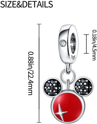 Miniatura 44 de LIGHTDOG Abalorios de plata de ley 925 para pulseras Pandora, collares para mujer, cuentas colgantes, cuentas de joyería, regalos para mujeres