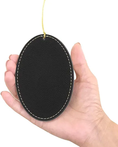 Miniatura 4 de LaserGram Adorno de Navidad personalizado, el tío más grande del mundo, piel sintética, idea de regalo personalizada grabada con láser