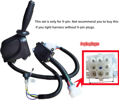 Miniatura 3 de Dr.Acces Kit de señal de giro para carrito de golf con interruptor de luz de freno de bocina, arnés de cableado de actualización de enchufe de 9