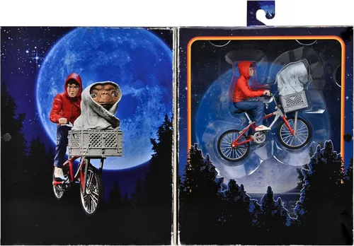 Miniatura 5 de NECA - E.T. La figura de acción a escala de 7 ″ del 40 aniversario extraterrestre – Elliott & E.T. en bicicleta