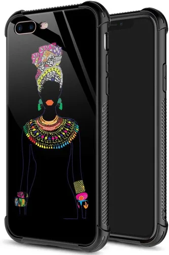 Miniatura 7 de ZHEGAILIAN Funda para iPhone 7/8 Plus, protección de grado militar, esquinas a prueba de golpes, funda antiarañazos para iPhone 7/8 Plus, girasol