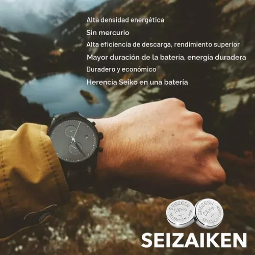 Miniatura 6 de 377 SR626SW 1.55V 0% Hg Batería de óxido de plata para reloj (2 baterías) Fabricada en Japón por Seiko