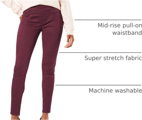 Miniatura 40 de Signature de Levi Strauss & Co. Gold Totally Shaping - Jeans ajustados para mujer, totalmente moldeadores, sin botones