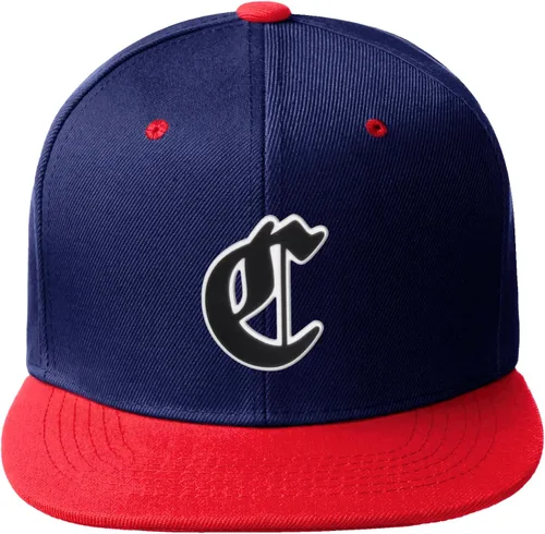 Miniatura 403 de Daxton Gorra clásica con visera de billete plano con letras del alfabeto inglés antiguo de la A a la Z