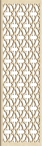 Miniatura 148 de Madison Paneles de pared decorativos de madera con calado, 9 3/8 pulgadas de ancho x 24 3/8 pulgadas de alto x 3/8 de alto, roble rojo rojo (Red Oak)