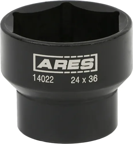 ARES 14022 – 2-en-1 Filtro de combustible 24mm x 36mm zócalo Flip – Compatible con Ford Power Stroke 2003-2010 6.0L y 6.4L Filtros de combustible