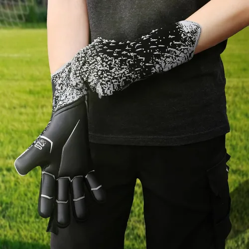 Miniatura 3 de Guantes de Portero de Fútbol, Guantes de Portero de Fútbol con Agarre Definitivo con Tallas 6/7/8/9/10, Agarre Fuerte, Fútbol Americano para Negro