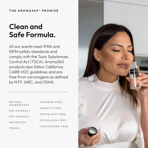 Miniatura 3 de Aroma360 - Aceite de Fragancia Escapade - Aceite de Difusor de Aroma de Aromaterapia de Lujo - Toques de Limón, Océano, Bergamota y Jazmín Fragante