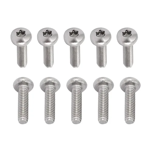 Miniatura 62 de DTGN Tornillos Torx de cabeza plana M1.0.236x0.118 in (DXL), paquete de 20, buenos para maquinaria, sujetadores de seguridad Torx de acero