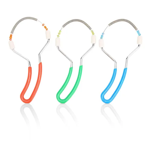 3 unids Spring Facial Hair Remover, depiladora de hilo para mujer, afeitadora facial portátil para depilación facial y labio