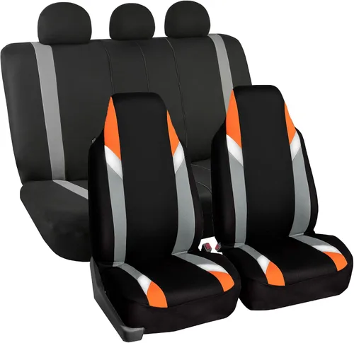 Miniatura 39 de FH Group Tres filas de 7 plazas, fundas de asiento de automóviles modernistas de alta calidad que se adaptan a la mayoría de automóviles, camiones