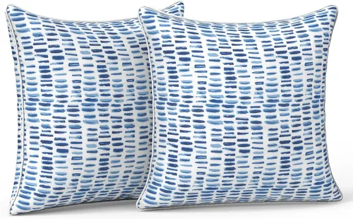 Miniatura 32 de LVTXIII Juego de 2 almohadas lumbares para patio, 12 x 20 pulgadas, resistentes a la decoloración, para exteriores con interiores, cojines lumbares