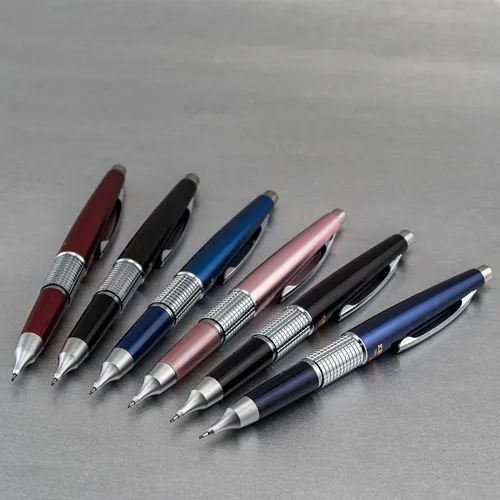 Miniatura 8 de Pentel Sharp Kerry - Portaminas (0.028 in), barril negro, 1 lápiz (P1037A)