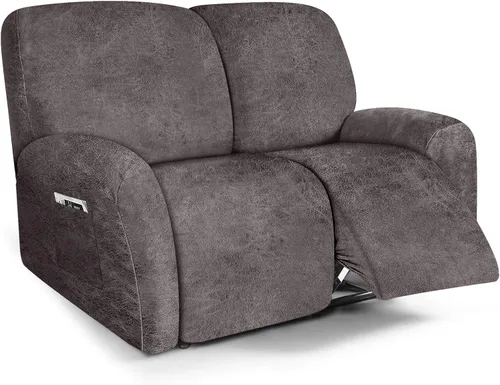 Miniatura 49 de molasofa Fundas de cuero para sillas reclinables, fundas para sillas reclinables grandes para silla reclinable, 4 piezas, fundas lavables que se